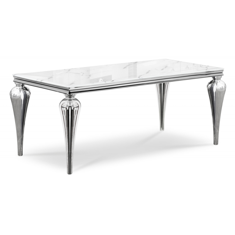 Обеденная группа Асуна white / gray