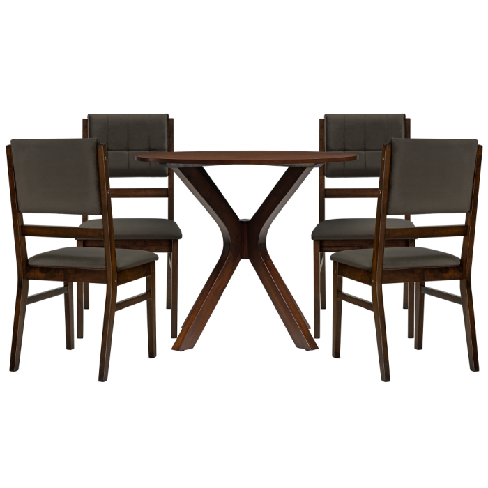 Обеденная группа Боел dirty oak / brown