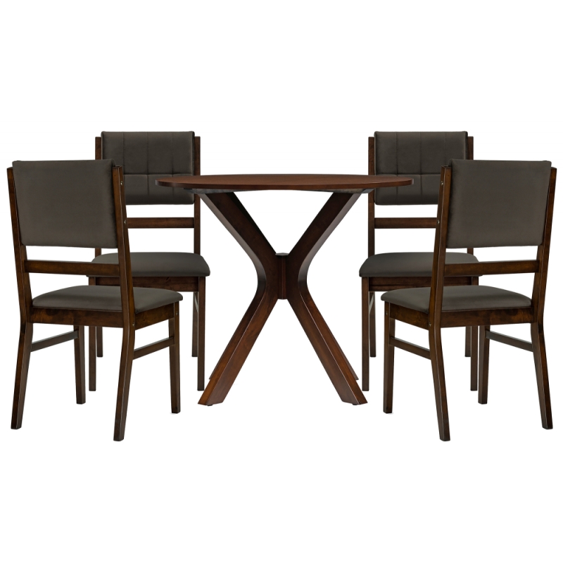 Обеденная группа Боел dirty oak / brown