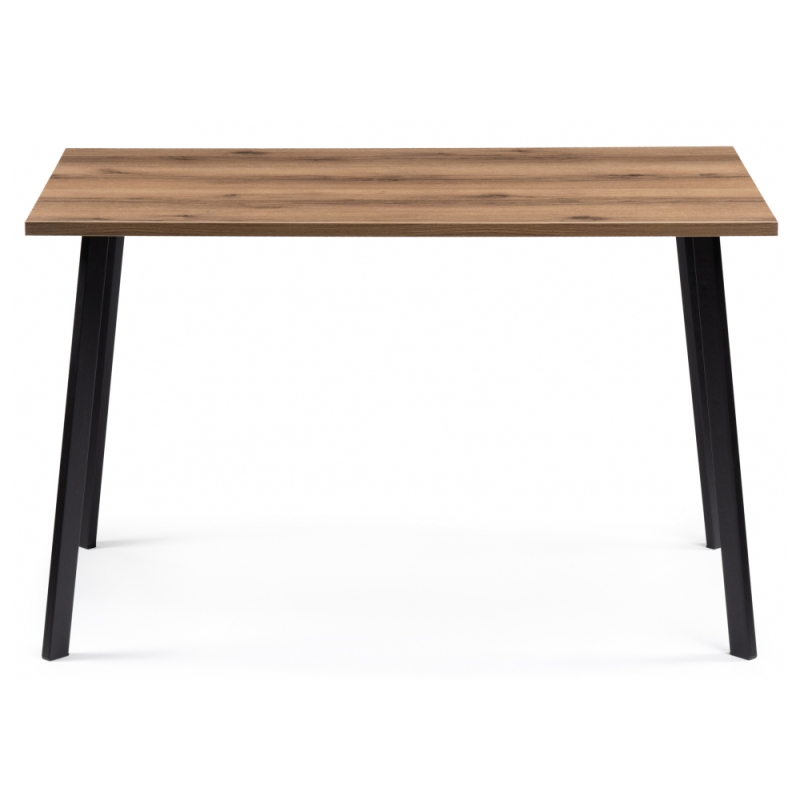 Обеденная группа Эделин латте / дуб делано темный / черный матовый