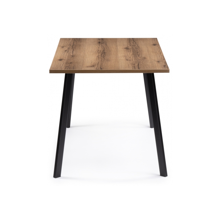 Обеденная группа Эделин латте / дуб делано темный / черный матовый