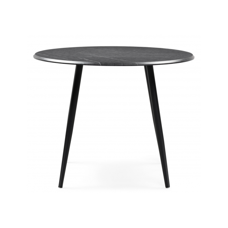 Обеденная группа Гегакан мрамор черный / черный матовый