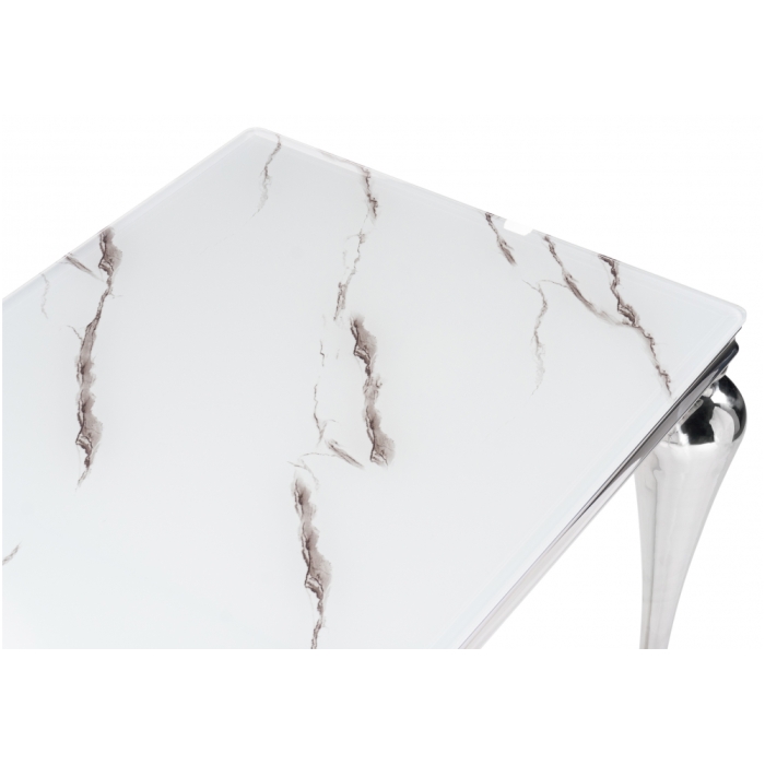 Обеденная группа Карли white / gray