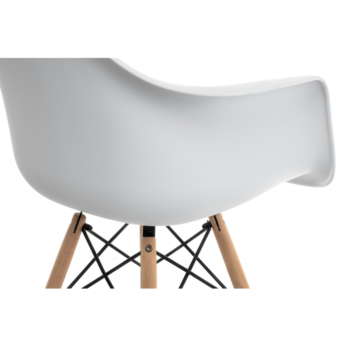 Обеденная группа Куиб white / wood