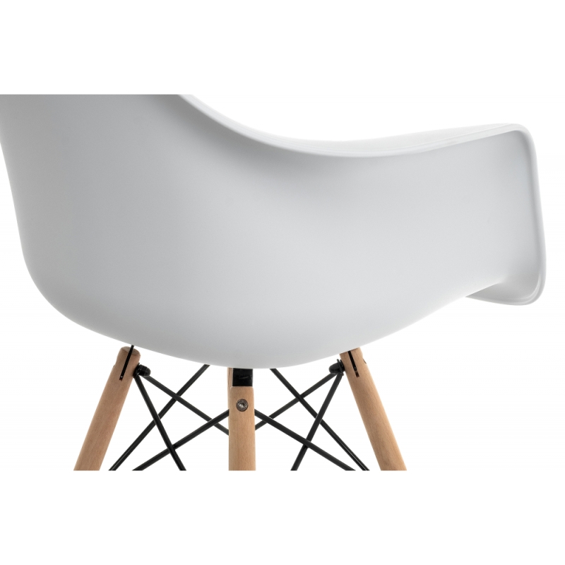 Обеденная группа Куиб white / wood