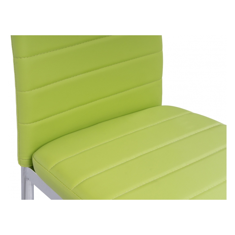 Обеденная группа Лили 80 green / chrome