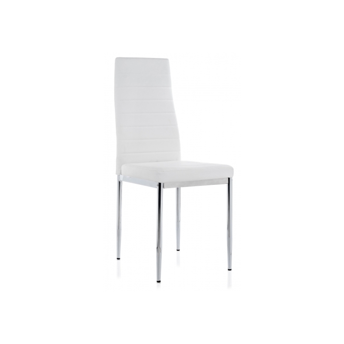 Обеденная группа Лили 80 white / chrome