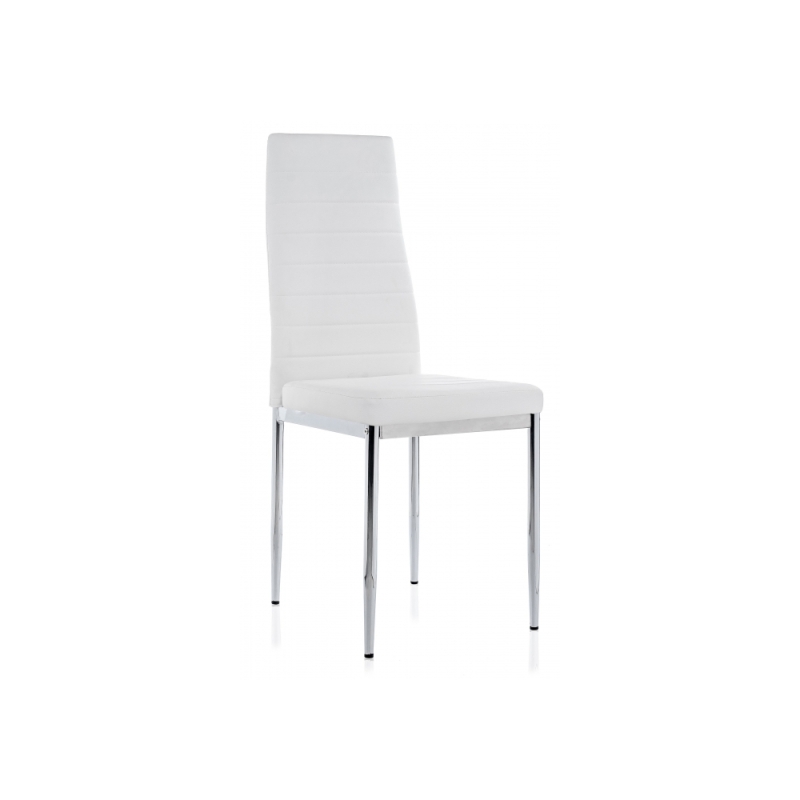 Обеденная группа Лили 80 white / chrome