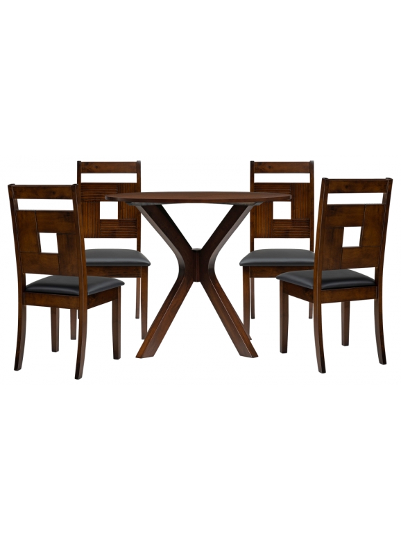 Обеденная группа Мириелис dirty oak / black