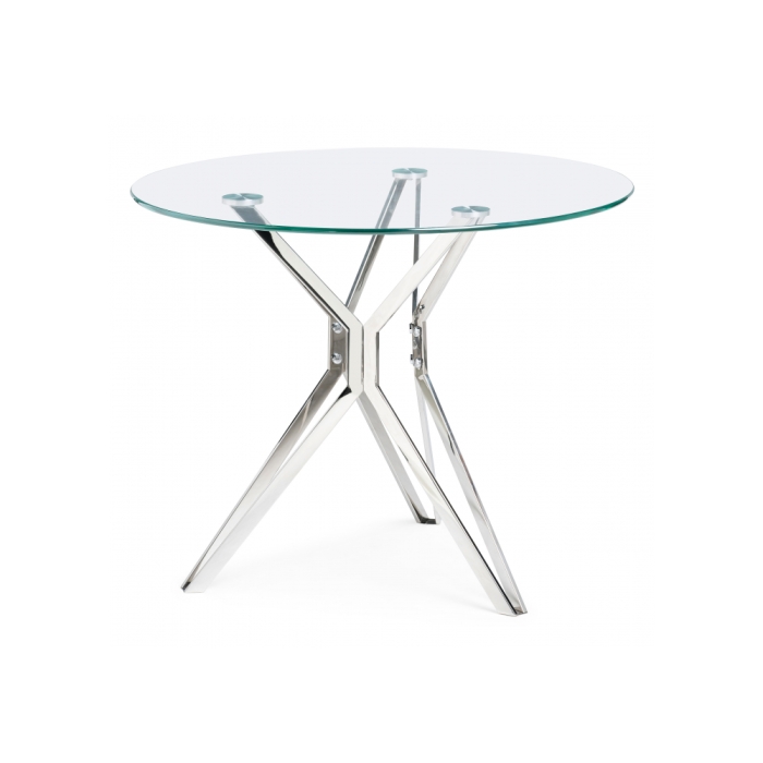 Обеденная группа Саито 90 black / chrome