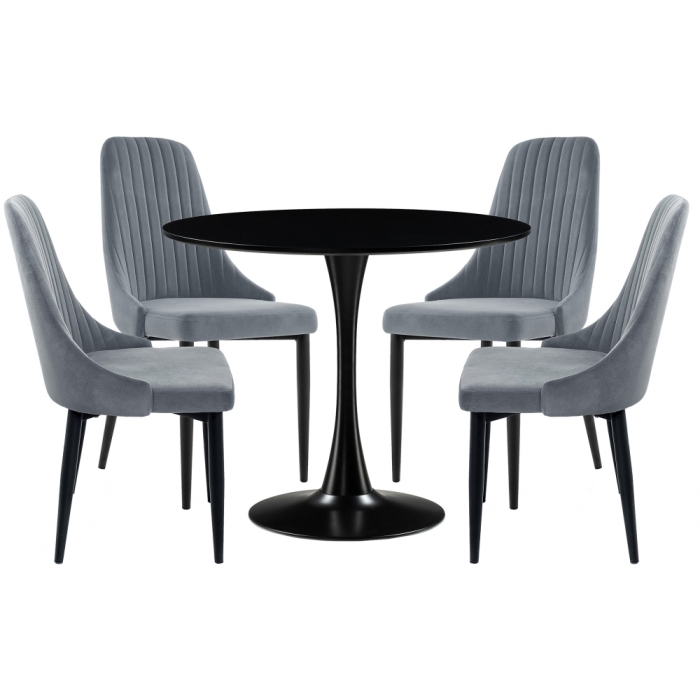 Обеденная группа Телма gray / black