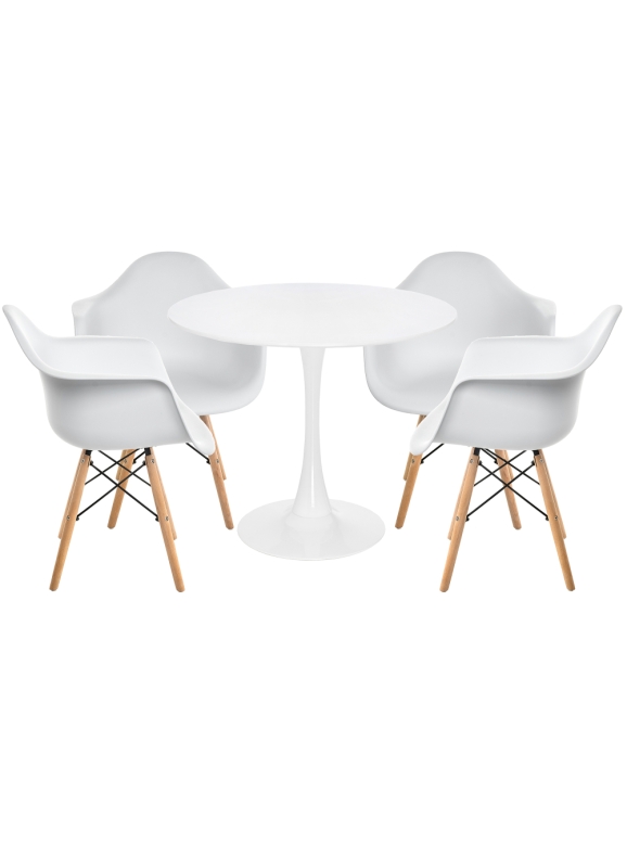 Обеденная группа Ванде white