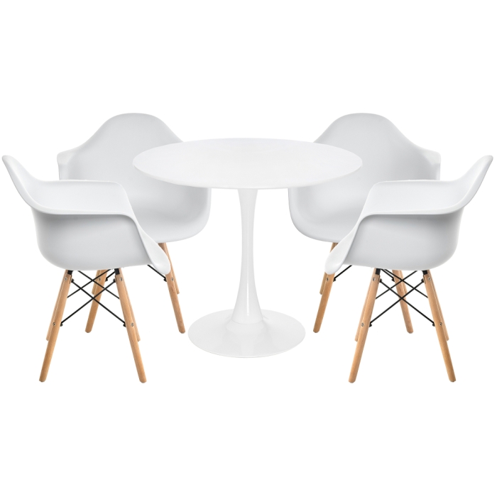 Обеденная группа Ванде white