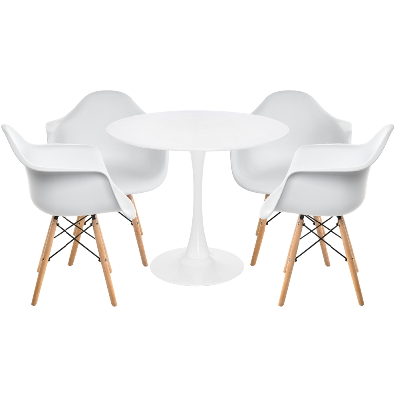 Обеденная группа Ванде white