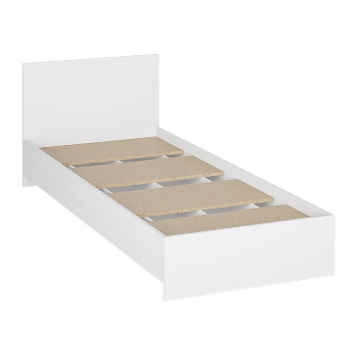 Односпальная кровать Адайн 80х200 белое дерево