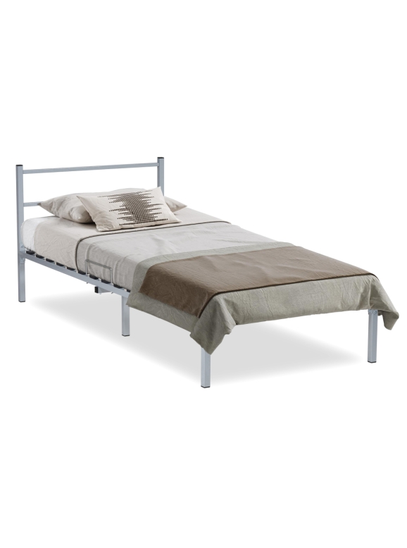 Односпальная кровать Фади 90х200 серая