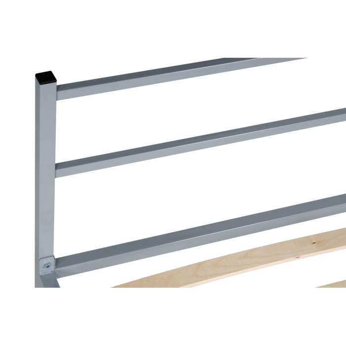 Односпальная кровать Фади 90х200 серая