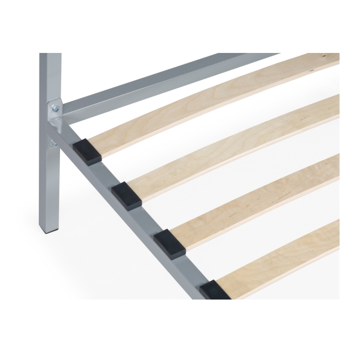 Односпальная кровать Фади 90х200 серая