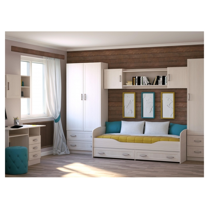 Односпальная кровать Колибри 80 х 190 см бодега