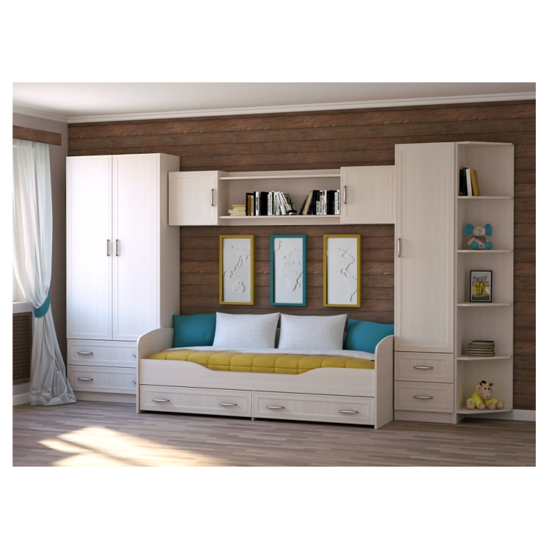 Односпальная кровать Колибри 80 х 190 см бодега