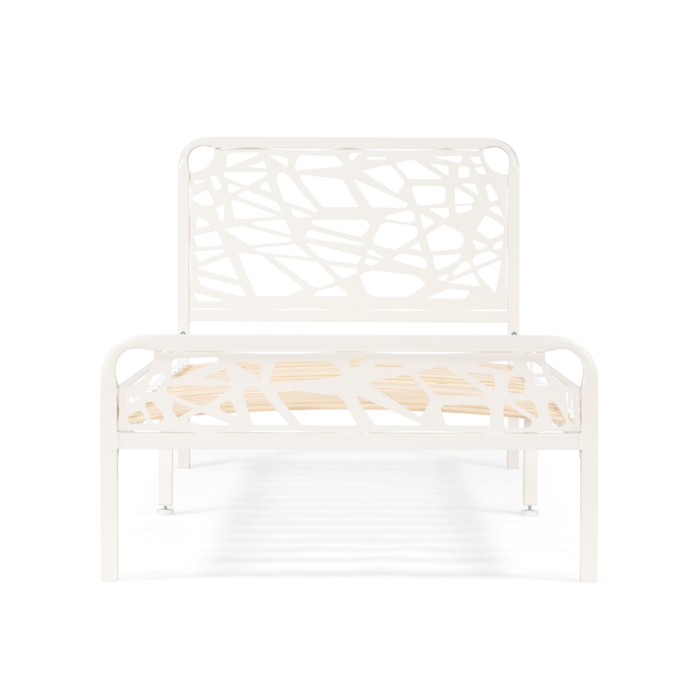 Односпальная кровать Кубо 90х200 белый