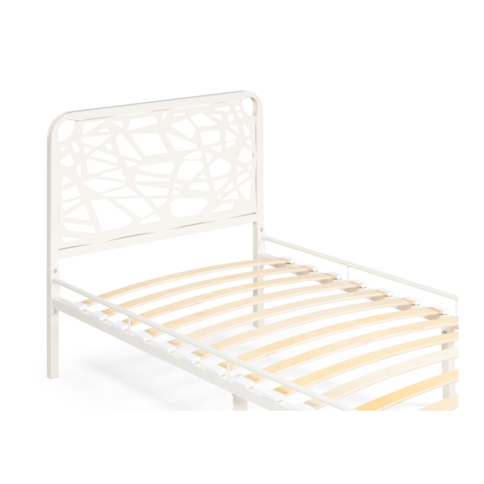 Односпальная кровать Кубо 90х200 белый