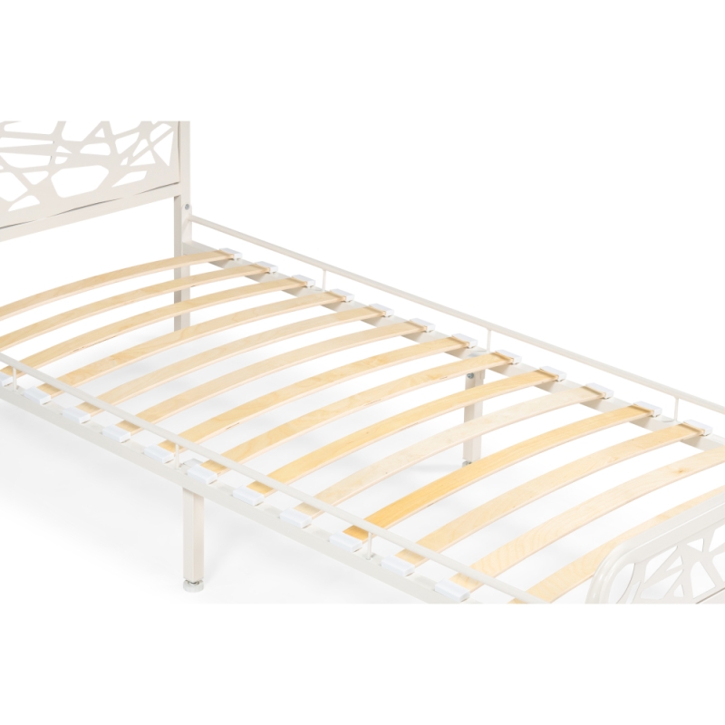 Односпальная кровать Кубо 90х200 белый