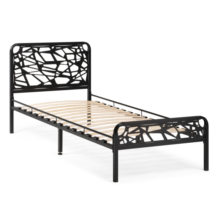 Односпальная кровать Кубо 90х200 черный