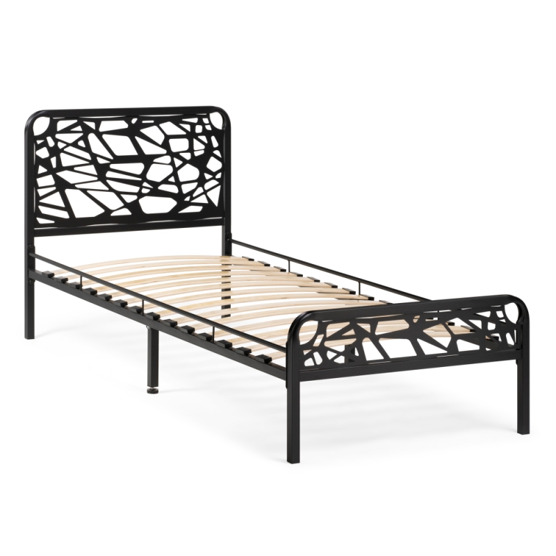 Односпальная кровать Кубо 90х200 черный