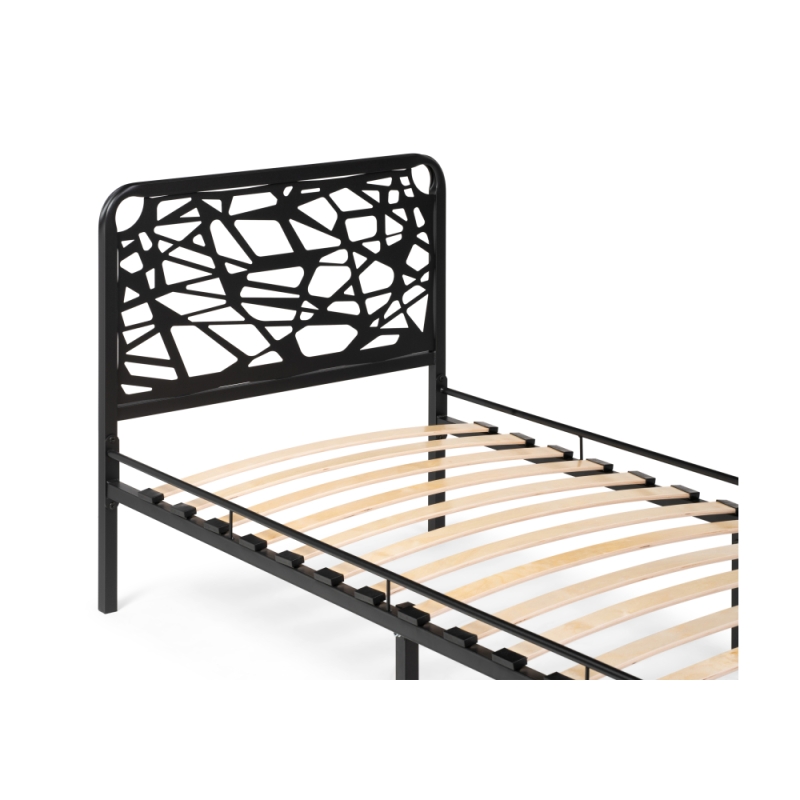 Односпальная кровать Кубо 90х200 черный