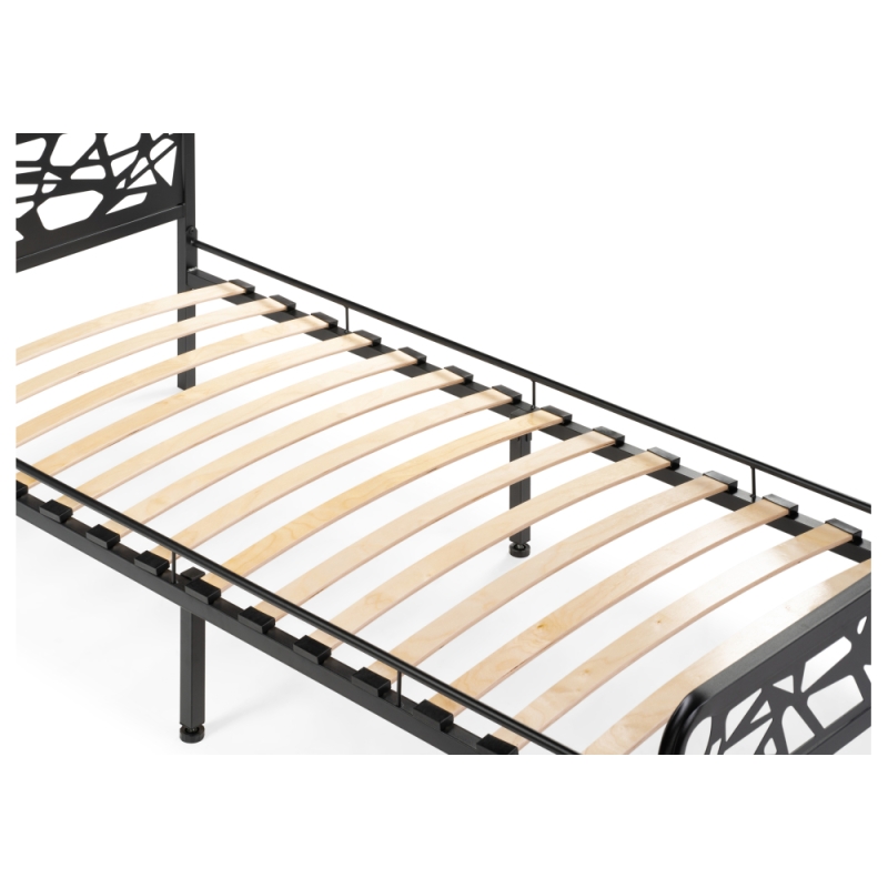 Односпальная кровать Кубо 90х200 черный