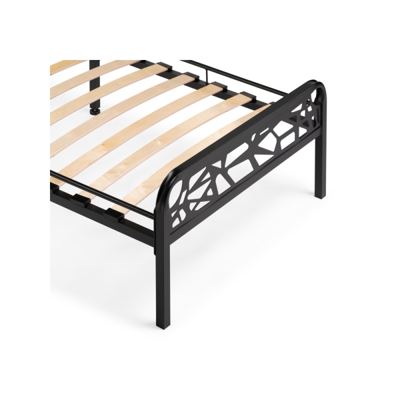 Односпальная кровать Кубо 90х200 черный