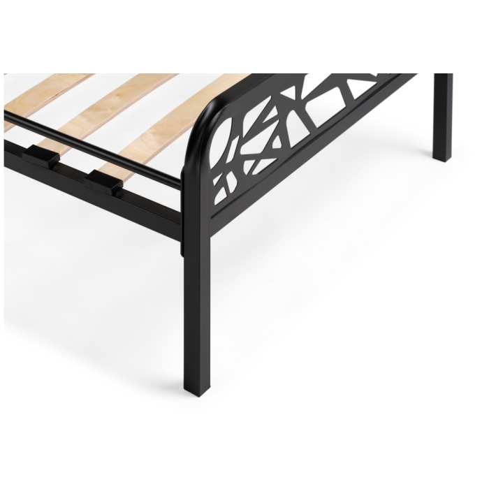 Односпальная кровать Кубо 90х200 черный