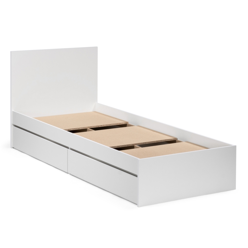 Односпальная кровать Мадера 90х200 белый