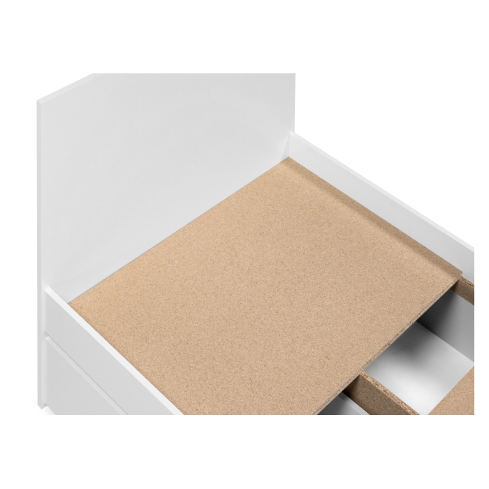 Односпальная кровать Мадера 90х200 белый