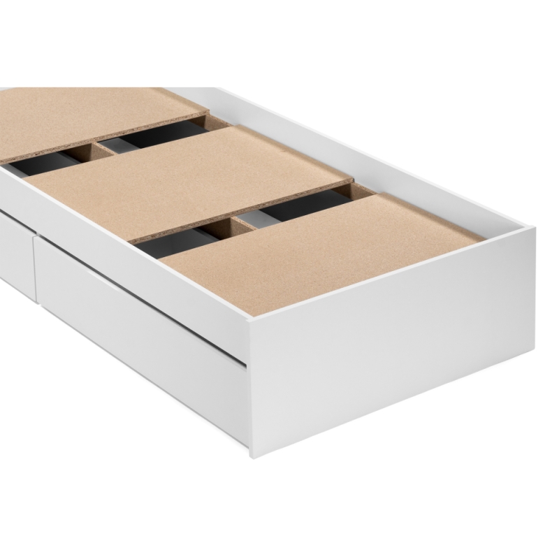 Односпальная кровать Мадера 90х200 белый