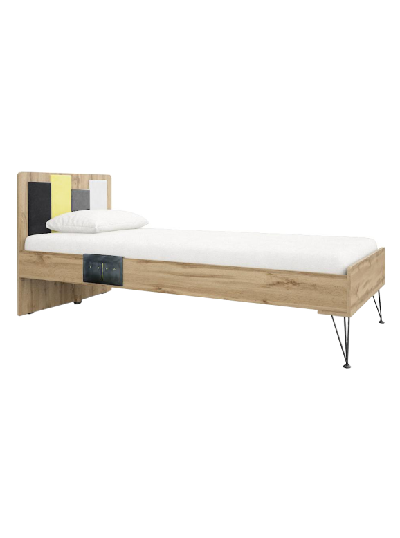 Односпальная кровать Нобира 90х200 дуб ирландский