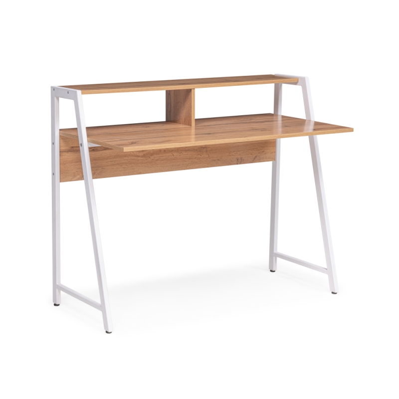 Письменный стол Аларо дуб вотан / белый матовый