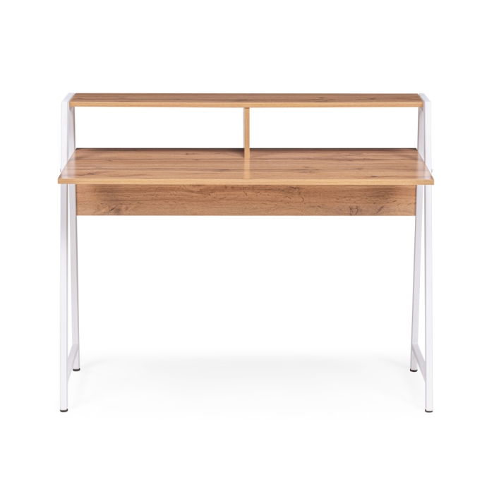 Письменный стол Аларо дуб вотан / белый матовый