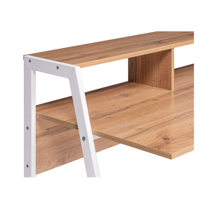 Письменный стол Аларо дуб вотан / белый матовый
