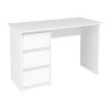 Письменный стол Идена СТП06-1200 120х55х77 ЛДСП белое / ЛДСП белое