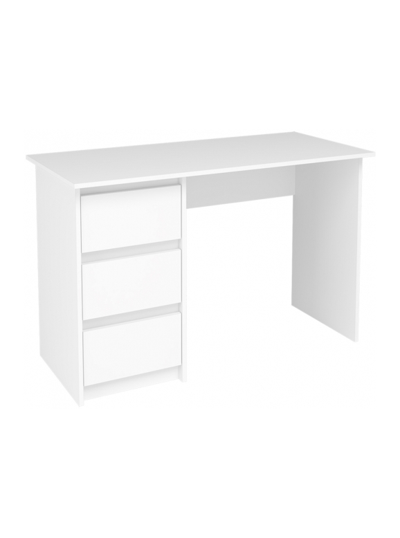 Письменный стол Идена СТП06-1200 120х55х77 ЛДСП белое / ЛДСП белое