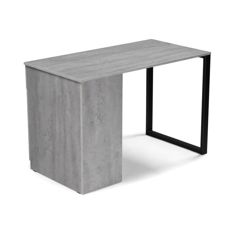 Письменный стол Бэтти Лофт 116х60х75 бетон / черный