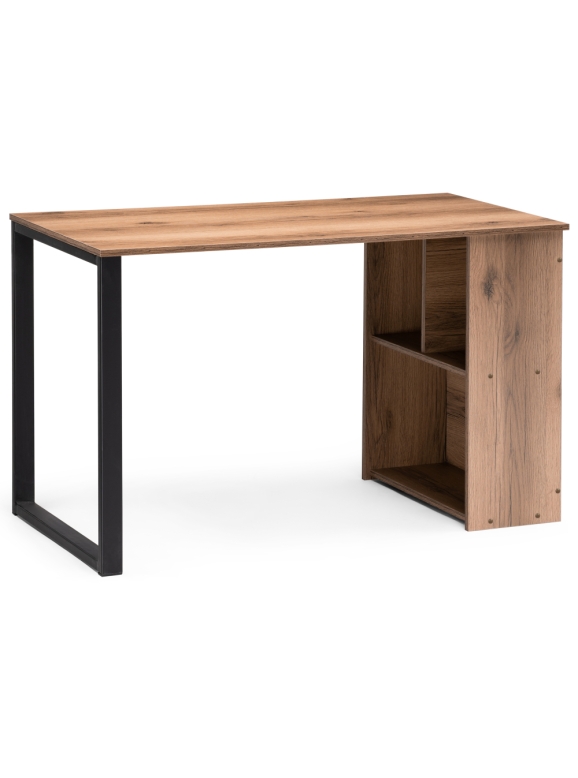 Письменный стол Битти Лофт 116х60х75 дуб делано темный / черный матовый