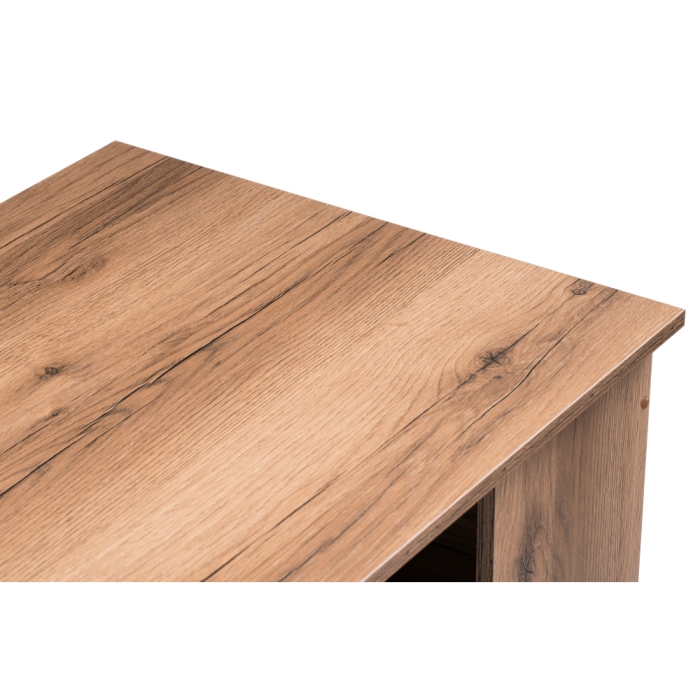 Письменный стол Битти Лофт 116х60х75 дуб делано темный / черный матовый