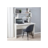 Письменный стол Дижон с надстройкой 110х55х161 белое тиснение