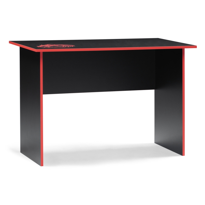 Письменный стол Эрмтрауд 110х60х75 черный / красный
