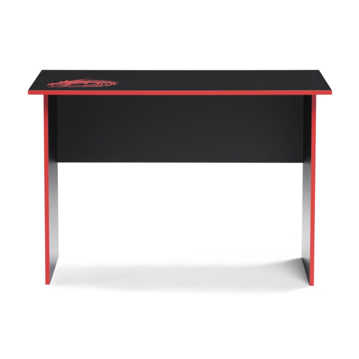 Письменный стол Эрмтрауд 110х60х75 черный / красный