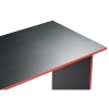 Письменный стол Эрмтрауд 110х60х75 черный / красный