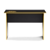 Письменный стол Эрмтрауд 110х60х75 черный / желтый